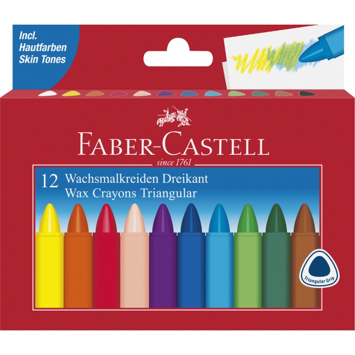 Wax Fargestifter - Set of 12 i gruppen Kids / Barnepenner / Kritt for barn hos Pen Store (101416)