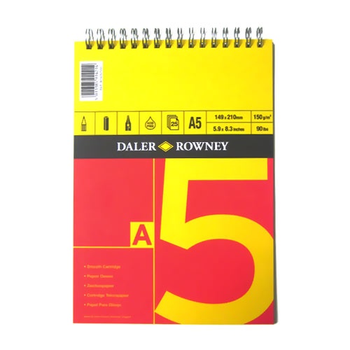 Sketch pad Spiral 150g A5 i gruppen  Papir & Blokk / Artistblokk / Tegne- og skisseblokk hos Pen Store (101450)