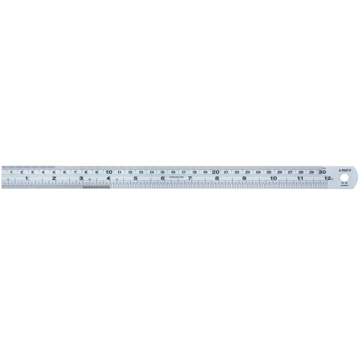 SL Steel Ruler 30 cm i gruppen Hobby & Kreativitet / Hobbytilbehør / Linjaler hos Pen Store (101717)