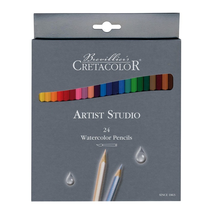 Artist Studio akvarellblyanter 24-pakke i gruppen Penner / Kunstnerpenner / Akvarellblyanter hos Pen Store (105027)
