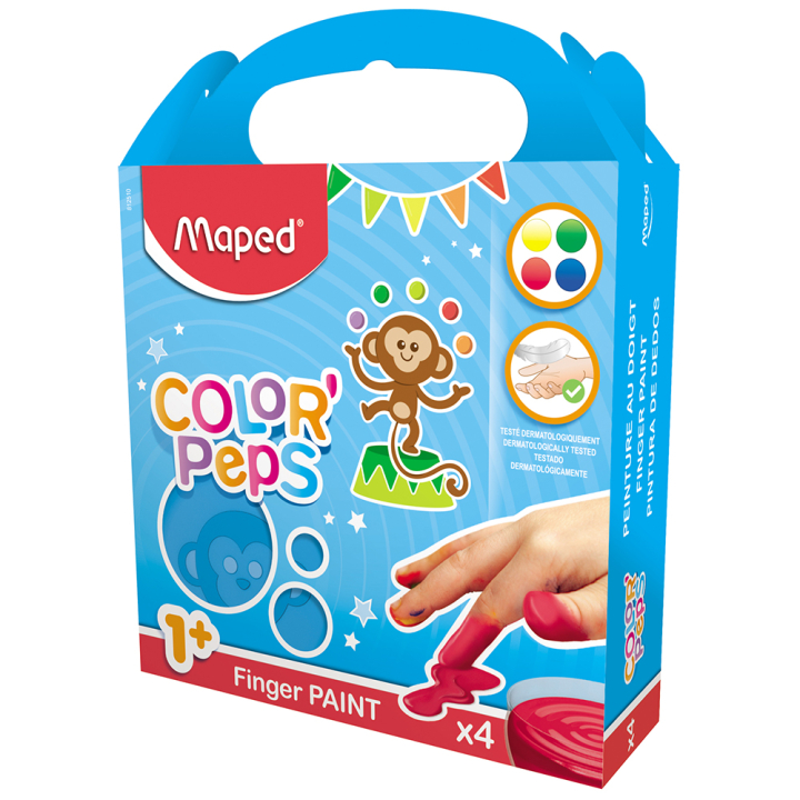 Color Peps Early Age 4 Finger Paint Pot 80 g i gruppen Kids / Barnehåndverk og maling / Fingermaling hos Pen Store (108764)