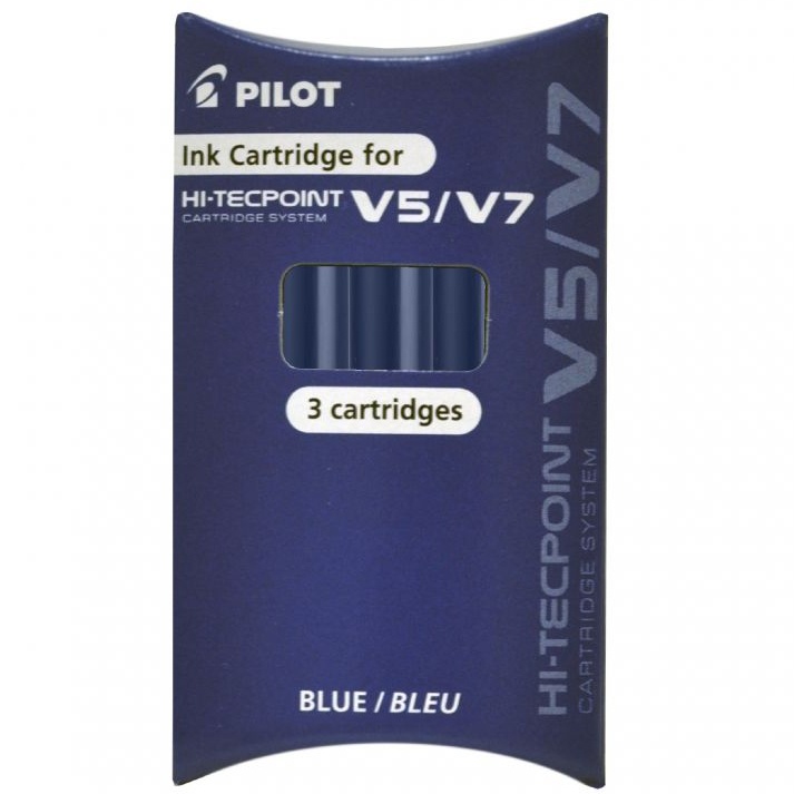 Refill Hi-Tecpoint V5/V7 3-pakke i gruppen Penner / Skrive / Blekkpenner hos Pen Store (109471_r)