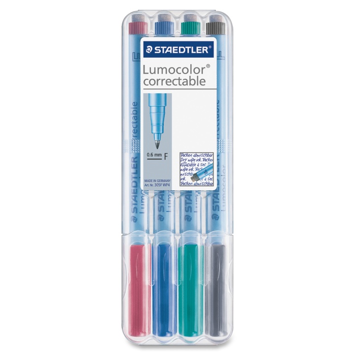 4-pakke Lumocolor Correctable i gruppen Penner / Merking og kontor / Merkepenner hos Pen Store (110980_r)