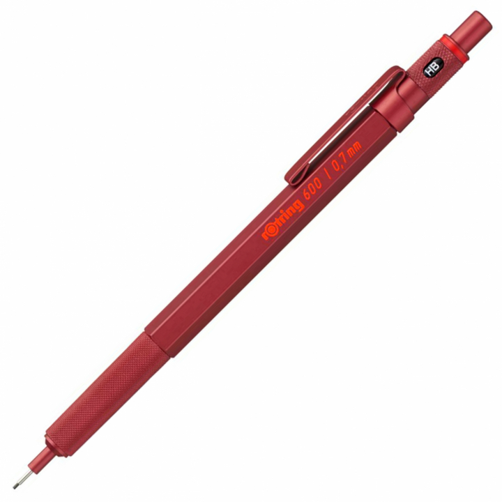 600 Mekanisk blyant 0.7 Rød i gruppen Penner / Skrive / Trykkblyanter hos Pen Store (111734)