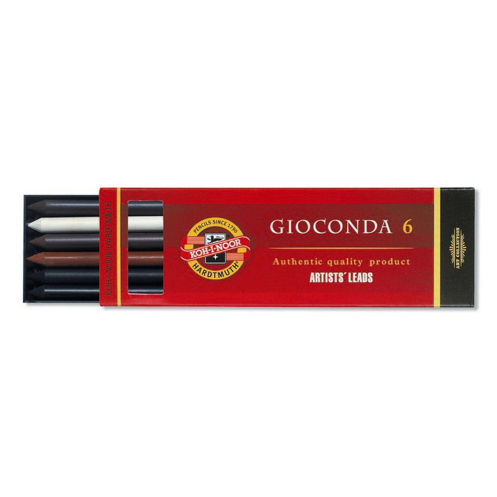 Gioconda Stiftset III 5.6 mm i gruppen Kunstnermateriell / Kritt og blyanter / Kullpenner og kull hos Pen Store (111870)