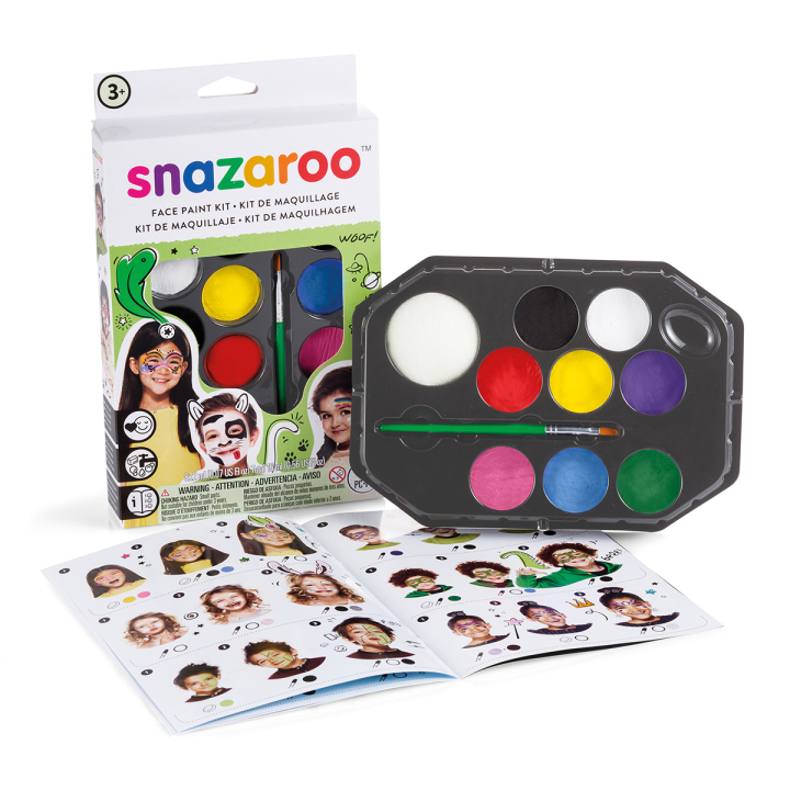Ansiktsfarger Rainbow kit 10 stk i gruppen Kids / Barnehåndverk og maling / Ansiktsmaling hos Pen Store (130043)