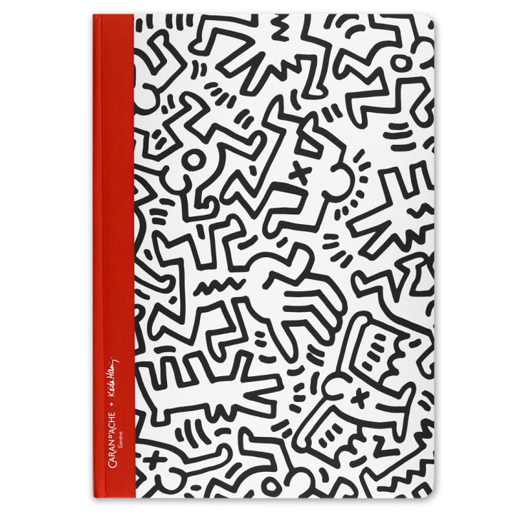 Keith Haring Limited Edition Sketchbook A5 i gruppen  Papir & Blokk / Artistblokk / Skissebøker hos Pen Store (130247)