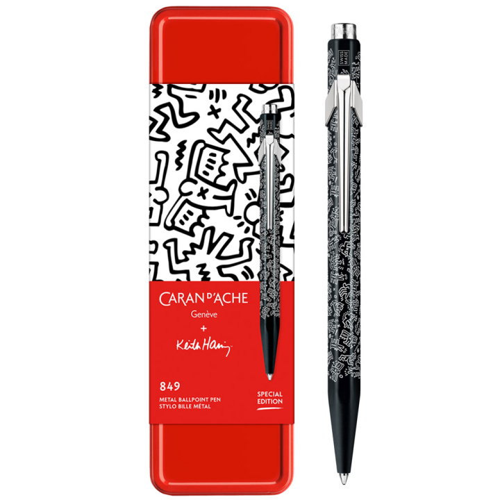 849 Keith Haring Black Kulepenn i gruppen Penner / Fine Writing / Kulepenner hos Pen Store (130249)