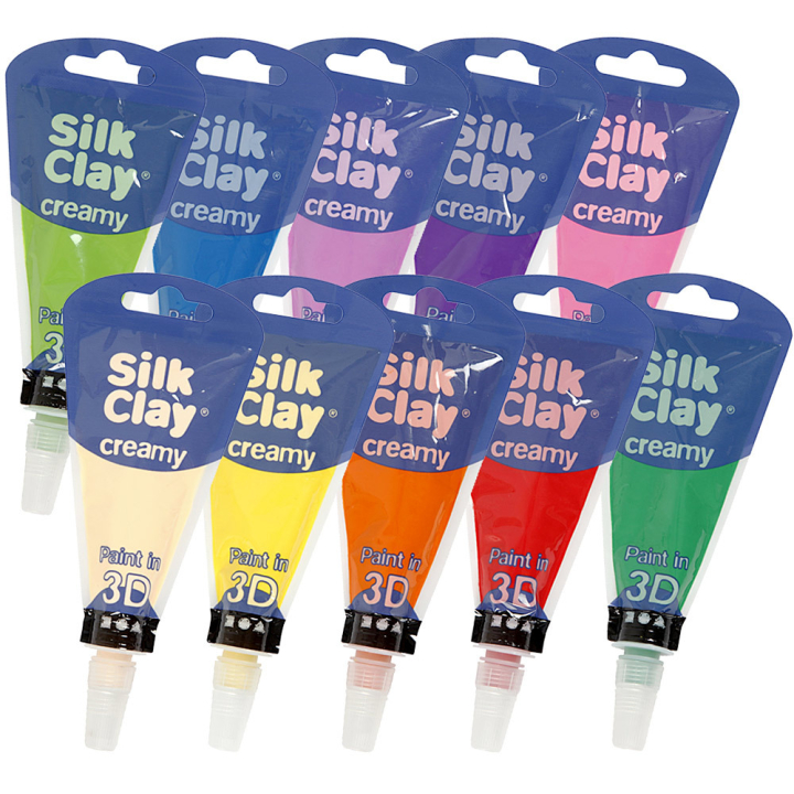 Silk Clay Creamy 35ml i gruppen Kids / Barnehåndverk og maling / Skap med leire hos Pen Store (130750_r)