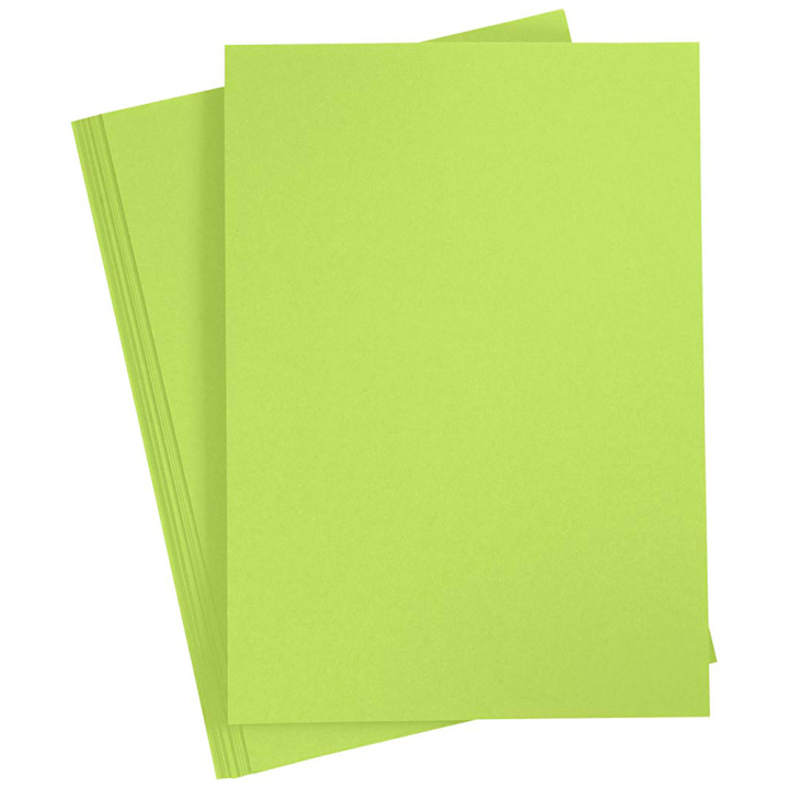 Farget papir Lys grønn A4 180g 20-pakke i gruppen Kids / Kul og læring / Papir og Tegneblokker hos Pen Store (130802)