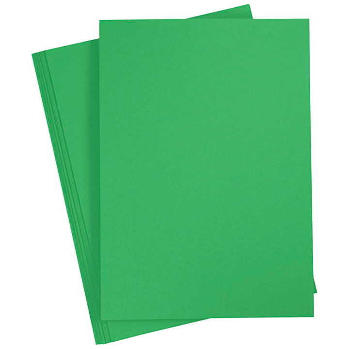 Farget papir Grønn A4 180g 20-pakke i gruppen Kids / Kul og læring / Papir og Tegneblokker hos Pen Store (130803)