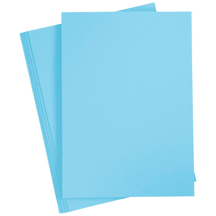 Farget papir Lys blå A4 180g 20-pakke i gruppen Kids / Kul og læring / Papir og Tegneblokker hos Pen Store (130806)