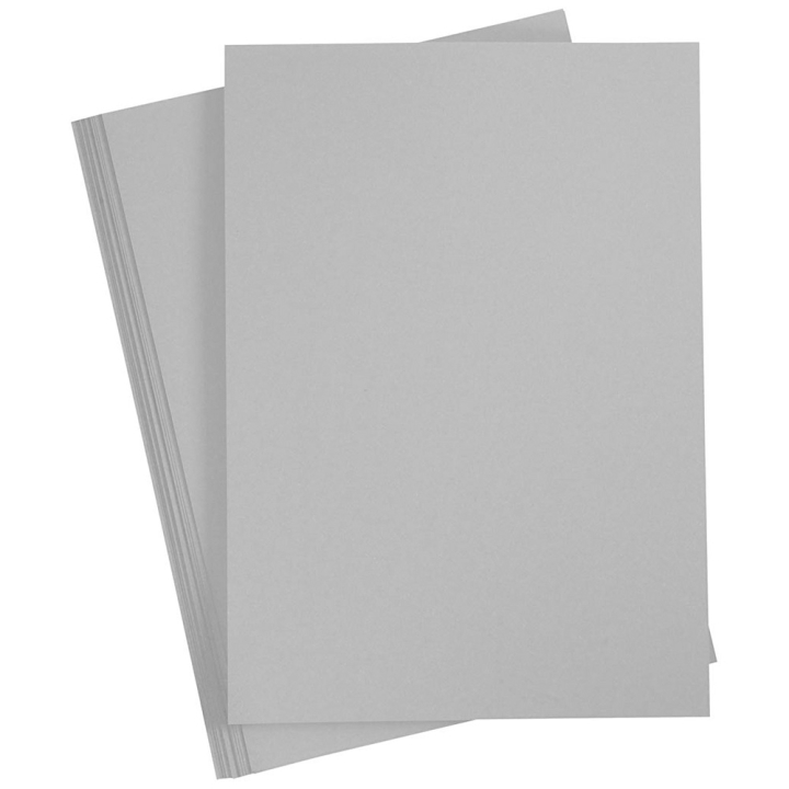 Farget papir Lys grå A4 180g 20-pakke i gruppen Kids / Kul og læring / Papir og Tegneblokker hos Pen Store (130807)
