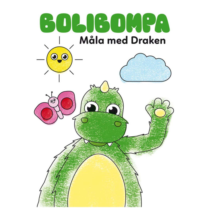 Malebok med Dragen i gruppen Kids / Kul og læring / Fargeleggings- og håndverksbøker hos Pen Store (131368)