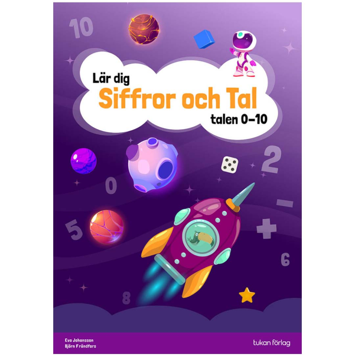 Lær tall og tallene 0-10 i gruppen Kids / Kul og læring / Fargeleggings- og håndverksbøker hos Pen Store (131377)