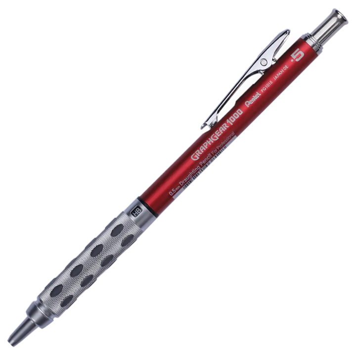 GraphGear 1000 Mekanisk Blyant 0.5 Red i gruppen Penner / Skrive / Trykkblyanter hos Pen Store (131851)