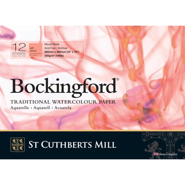 Bockingford Akvarellblokk HP 300g 36x26cm
