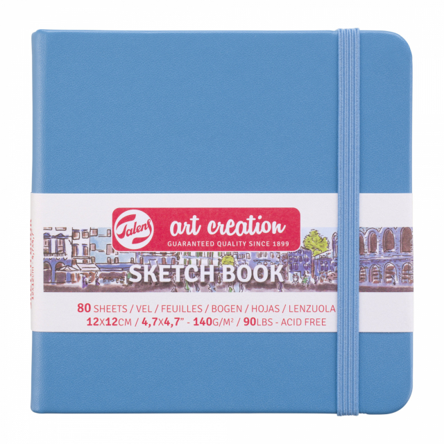 Sketchbook Lake Blue 12x12 cm