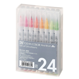 Clean Color Real Brush 24-set i gruppen Penner / Kunstnerpenner / Penselpenner hos Pen Store (100961)