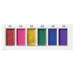 Gansai Tambi 6-set Gem Colors i gruppen Kunstnermateriell / Kunstnerfarge / Akvarellmaling hos Pen Store (101102)