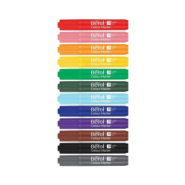 Colour Marker Bullet Tip 12-pakke i gruppen Kids / Barnepenner / Tusjer for barn hos Pen Store (104844)