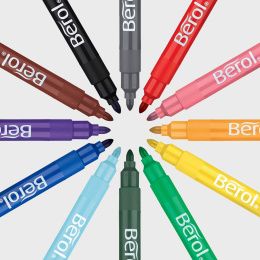Colour Broad Tip 12-pakke i gruppen Kids / Barnepenner / Tusjer for barn hos Pen Store (104845)