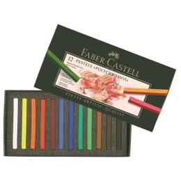 Pastel crayon Polychromos 12-set i gruppen Kunstnermateriell / Kritt og blyanter / Pastellkritt hos Pen Store (105088)