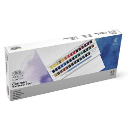 Cotman Water Colors Studio Set 45 Half Pans i gruppen Kunstnermateriell / Kunstnerfarge / Akvarellmaling hos Pen Store (107242)