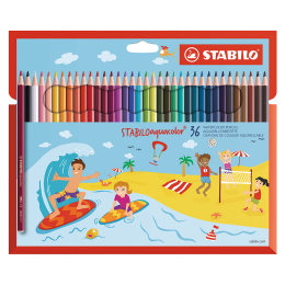 Aquacolor Akvarellblyanter 36-pakning i gruppen Kids / Barnepenner / Fargeblyanter for barn hos Pen Store (127800)