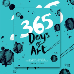 365 Days of Art i gruppen Hobby & Kreativitet / Bøker / Inspirasjonsbøker hos Pen Store (129248)