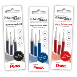 Refill Energel 3-pakning 0.7 i gruppen Penner / Penntilbehør / Patroner og refiller hos Pen Store (129522_r)