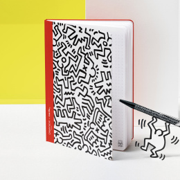 Keith Haring Limited Edition Sketchbook A5 i gruppen  Papir & Blokk / Artistblokk / Skissebøker hos Pen Store (130247)