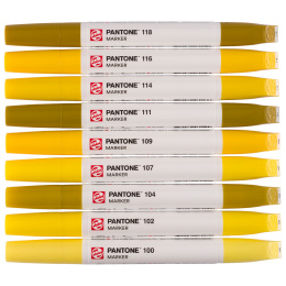 Marker 9-sett Yellow i gruppen Penner / Kunstnerpenner / Illustrasjonmarkers hos Pen Store (130483)