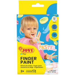Fingermaling 6x35 ml Pastellfarger (2 år+) i gruppen Kids / Barnehåndverk og maling / Fingermaling hos Pen Store (131126)