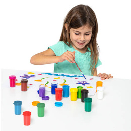 Gouachefarge 12x15 ml + pensel (3 år+) i gruppen Kids / Barnehåndverk og maling / Maling for barn hos Pen Store (131140)