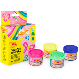 Gouachefarge 4x35 ml Glitterfarger (3 år+) i gruppen Kids / Barnehåndverk og maling / Maling for barn hos Pen Store (131141)