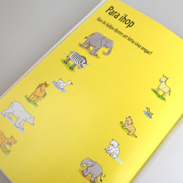 Hobbybok med klistermærker Dyr i gruppen Kids / Kul og læring / Fargeleggings- og håndverksbøker hos Pen Store (131359)