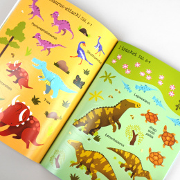 Hobbybok med klistremerker Dinosaurer i gruppen Kids / Kul og læring / Fargeleggings- og håndverksbøker hos Pen Store (131360)