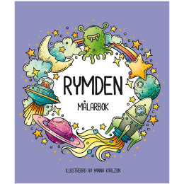 Rymden - Malebok i gruppen Kids / Kul og læring / Fargeleggings- og håndverksbøker hos Pen Store (131369)